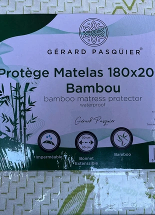 Protège matelas bambou - 180 x 200, brand: Gerard Pasquier, condition: New with tags, size: Super King (180–200cm x 200cm), €28.00, €30.10 includes Buyer Protection Pro