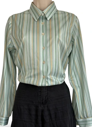 Rare Vintage St Michael’s Stripe Blouse Shirt Size 18 - Made in UK, brand: St Michael, condition: Very good, size: L / UK 16-18, £24.99, £26.94 includes Buyer Protection