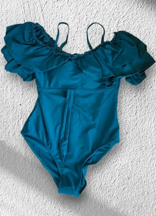 Maillot de bain une-pièce bleu canard Shein 0XL – neuf, marke: Shein, zustand: Sehr gut, größe: XXL / 44 / 16, 12,90 €, 14,25 € inklusive Vinted-Käuferschutz