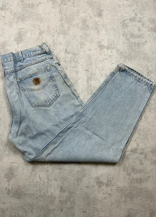 Jean Carharrt Bleu Ciel Overzise Vintage Taille 42x30, zustand: Gut, größe: W42 | DE 58, 19,90 €, 21,60 € inklusive Vinted-Käuferschutz