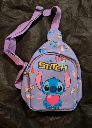 Petit sac à dos Stitch violet sac bandoulière enfant, kawaii, merk: Stitch, staat: Nieuw met prijskaartje, € 4,80, € 5,74 inclusief Kopersbescherming Pro