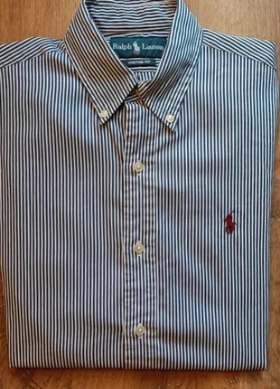 Chemise à Rayures Bleues Homme Ralph Lauren Taille S, merk: Ralph Lauren, staat: Heel goed, maat: S, € 32,00, € 34,30 inclusief Kopersbescherming