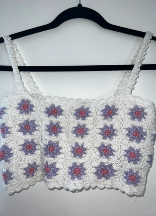 Crop top a crochet, brand: Stradivarius, condition: Very good, size: M / 38 / 10, €5.00, €5.95 includes Buyer Protection