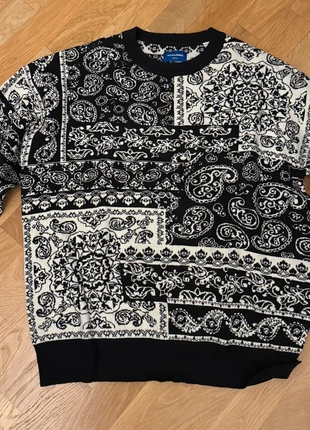 Maglione A Maglia Jacquard Con Motivo Paisley Monocromatico, brand: Jack & Jones, condizioni: Ottime, taglia: L, €10.00, €11.20 include la Protezione acquisti