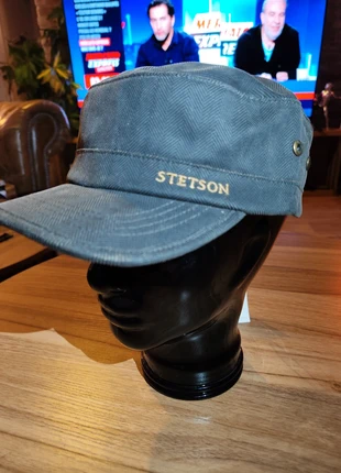 Casquette Stetson militaire marron taille M 57, brand: Stetson, condizioni: Ottime, taglia: M, €32.50, €34.83 include la Protezione acquisti