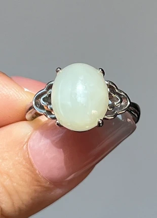 Bague en jade naturel taille ajustable, brand: Jade, condition: Very good, size: Adjustable, €11.90, €13.20 includes Buyer Protection Pro
