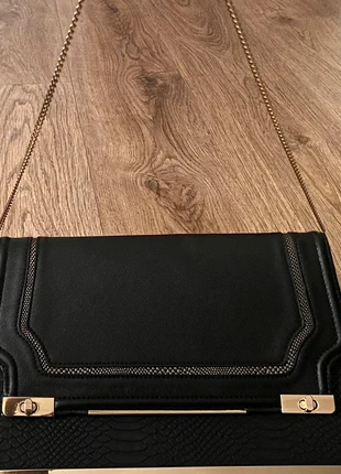 Black and Gold clutch bag, brand: New Look, condition: New without tags, £3.79, £4.68 includes Buyer Protection