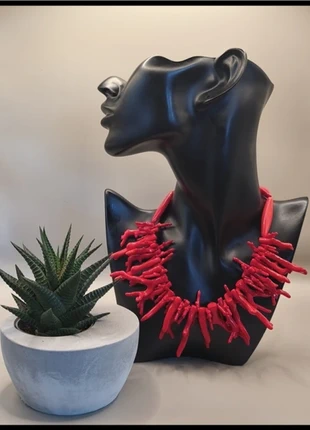 🌺 Collier Bohème en Résine Rouge – Style Unique et Tendance 🌺 -15 -, merk: LOOK, staat: Heel goed, € 12,00, € 13,30 inclusief Kopersbescherming