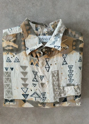 Chemise à manches longues d'été vivaldi made in italy à motifs beige taille L, marca: Vivaldi, estado: Muy bueno, tamaño: L, 5,00 €, 5,95 € Protección al comprador Pro incluida