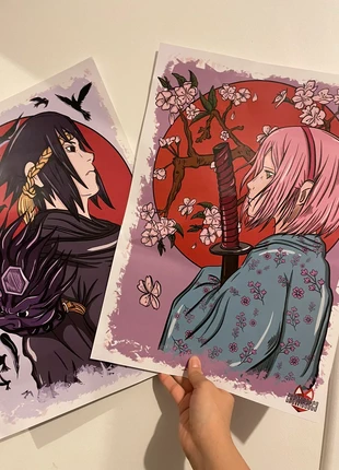 Poster Sakura Sasuke 💙🩷, brand: Collection, condition: Very good, €5.00, €5.95 includes Buyer Protection