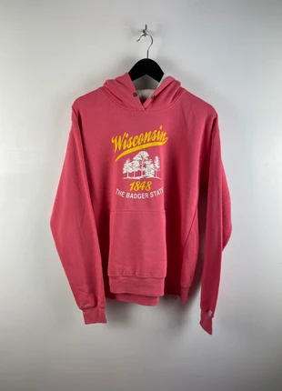Sweat US a capuche rose Wisconsin taille XXL (DA698), merk: Vintage Dressing, staat: Goed, maat: XXL, € 9,00, € 10,15 inclusief Kopersbescherming Pro