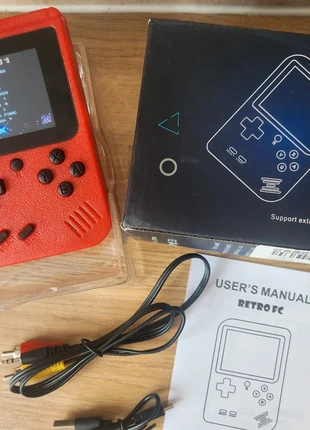 RED Handheld Game Console 400+ Classic Games! Super Mario, Donkey Kong, Pacman, brand: Original, condition: New without tags, £10.00, £11.20 includes Buyer Protection