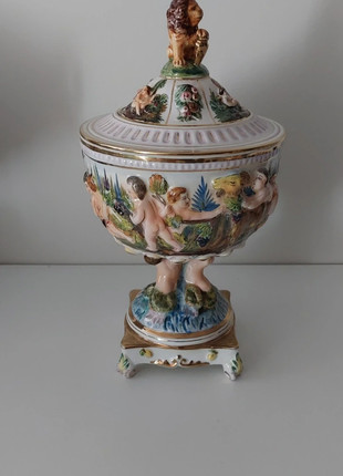 Vintage Antiek Grote schaal vaas R. Capodimonte, merk: ALFA, staat: Heel goed, 75,00 €, 79,45 € inclusief Kopersbescherming