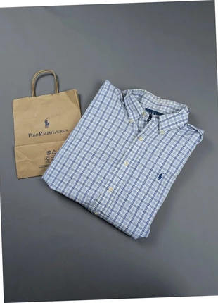 Chemise Ralph Lauren blanc bleu blanc a carreaux old money taille xl homme, brand: Ralph Lauren, condition: Very good, size: XL, €17.00, €18.55 includes Buyer Protection Pro