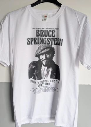 T-shirt bianca | Bruce Springsteen, marque: nobrand, état: Très bon état, taille: M, 13,00 €, 14,35 € Protection acheteurs (Pro) incluse