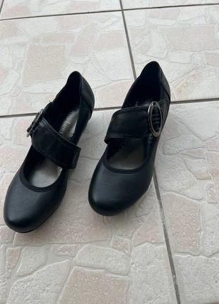 Chaussures noires à talon bas avec bride et boucle – Neuves, marque: Ana Luna, état: Neuf sans étiquette, taille: 38, 7,00 €, 8,05 € Protection acheteurs incluse