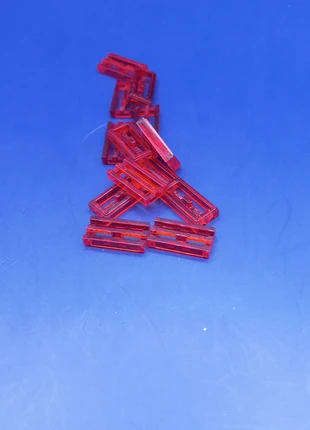 Lot de 30 Tile, Modified trans red 1 x 2 (référence : 2412b), brand: LEGO, condition: Very good, size: One size, €1.29, €2.05 includes Buyer Protection Pro