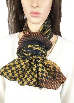 Foulard tour de cou moutarde, noir, rouge femme - Neuf, marque: sans marque, état: Neuf sans étiquette, 10,00 €, 11,20 € Protection acheteurs (Pro) incluse