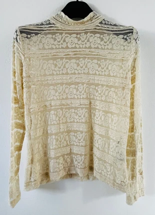 Maglietta pizzo collo alto vintage style, brand: Vintage Dressing, condition: Very good, size: L / 40 / 12, €15.00, €16.45 includes Buyer Protection