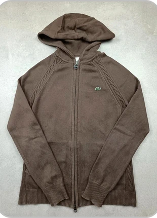 Pull à capuche sweat zippé vintage Lacoste marron taille XS, brand: Lacoste, condition: Very good, size: XS / 34 / 6, €19.90, €21.60 includes Buyer Protection Pro