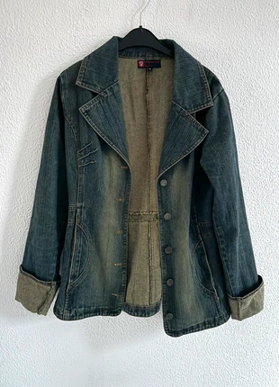 y2k denim blazer, marque: y2k, état: Très bon état, taille: M / 38 / 10, 14,00 €, 15,40 € Protection acheteurs incluse