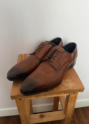 Chaussure Richelieu cuir Morena Gabrielli, brand: morena gabbrielli, condition: New with tags, size: 45, €41.00, €43.75 includes Buyer Protection