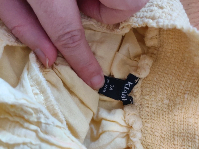 Robe jaune Kiabi 3 ans - photo numéro 2
