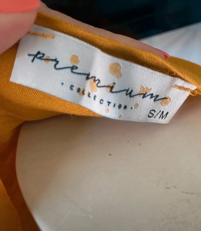 Top moutarde Premium taille S/M - photo numéro 2