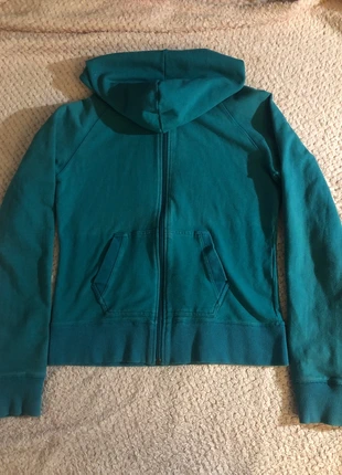 Sweat à capuche turquoise - H&M, brand: H&M, condizioni: Ottime, taglia: XS / IT 38 / EU 34, €2.00, €2.80 include la Protezione acquisti