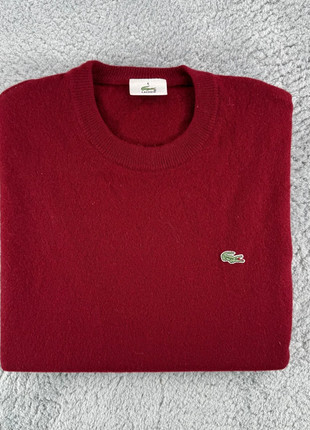 Pull sans manche col rond Lacoste Sleeveless Sweater | Bordeaux Logo Brodé | Taille XL 00591, marque: Lacoste, état: Bon état, taille: XL, 30,00 €, 32,20 € Protection acheteurs (Pro) incluse