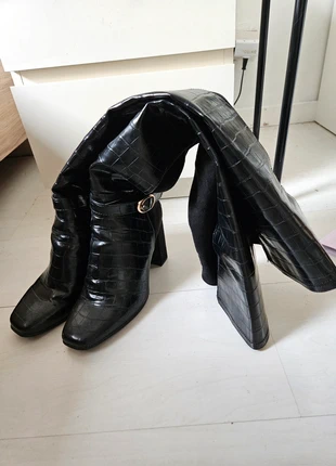 Bottes cuissardes noire Taille 37, marke: JustFab, zustand: Sehr gut, größe: 37, 6,00 €, 7,00 € inklusive Vinted-Käuferschutz