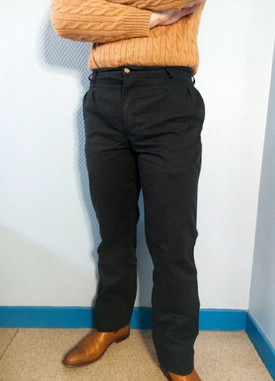 Pantalon à pince ralph Lauren noir, brand: Ralph Lauren, condizioni: Ottime, taglia: L / IT 44 / EU 40, €30.00, €32.20 include la Protezione acquisti