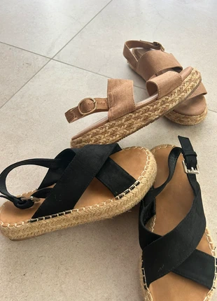 Dúo de cuñas Mango – Talla 36 – Beige y Marrón, brand: Mango, condizioni: Ottime, taglia: 36, €5.90, €6.90 include la Protezione acquisti