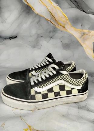 Vans Old Skool Noir et Blanche à Carreaux – Taille 40, marke: Vans, zustand: Sehr gut, größe: 40, 15,00 €, 16,45 € beinhaltet Vinted-Käuferschutz Pro