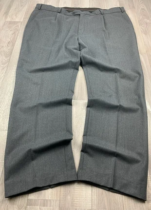 Pantalon de costume gris laine stretch W46 coupe droite straight larges loose baggy vintage, marque: Brass, état: Très bon état, taille: W46 | FR 56, 12,99 €, 14,34 € Protection acheteurs (Pro) incluse