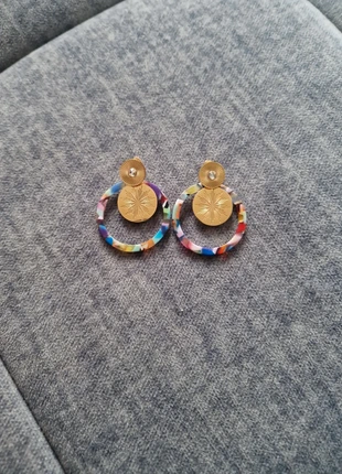 Boucles d'oreilles multicolore, condition: New without tags, €5.00, €5.95 includes Buyer Protection