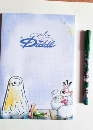 Diddle bloc note 2 en 1 et feutre, marca: Diddl, estado: Nuevo con etiquetas, 7,00 €, 8,05 € Protección al comprador incluida