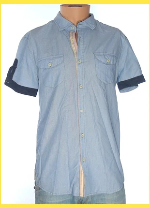 Tipo's Camicia Uomo A Manica Corta Taglia L Azzurra 100% Cotone Casual Slim Fit, brand: Tipos, condizioni: Ottime, taglia: L, €9.99, €11.19 include la Protezione acquisti Pro