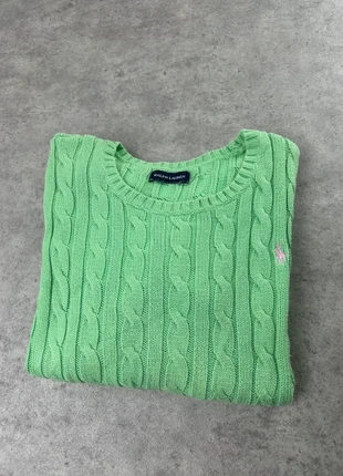 Pull col rond torsadé Ralph Lauren taille S vert, marke: Ralph Lauren, zustand: Sehr gut, größe: S / 36 / 8, 34,00 €, 36,40 € inklusive Vinted-Käuferschutz