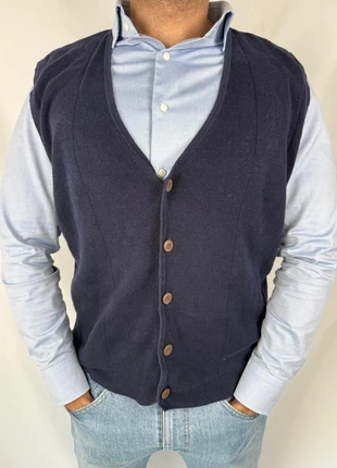 Pull Cardigan sans manches Chaps bleu marine XL Homme, marke: CHAPS, zustand: Sehr gut, größe: XL, 8,00 €, 9,10 € inklusive Vinted-Käuferschutz