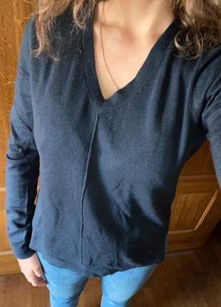 Pull bleu marine col V C&A, marque: C&A, état: Neuf sans étiquette, taille: S / 36 / 8, 4,50 €, 5,43 € Protection acheteurs incluse