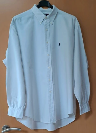 Chemise Ralph Lauren Polo "Blake" blanche 100% coton – Taille XL, marca: Ralph Lauren, estado: Muy bueno, tamaño: XL, 45,00 €, 47,95 € Protección al comprador incluida