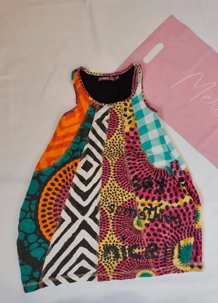 Robe Desigual fille 5/ 6 ans multicolore, marca: Desigual, estado: Muy bueno, tamaño: 6 años / 116 cm, 6,50 €, 7,53 € Protección al comprador Pro incluida