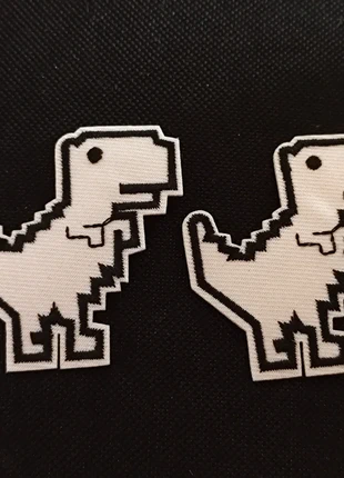 Écusson Patch duo de dinosaures pixel, condizioni: Ottime, €6.00, €7.00 include la Protezione acquisti Pro