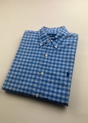 Chemise Carreaux Manches Longues Ralph Lauren Bleu 100% Coton Taille S, marque: Ralph Lauren, état: Très bon état, taille: S, 32,00 €, 34,30 € Protection acheteurs incluse