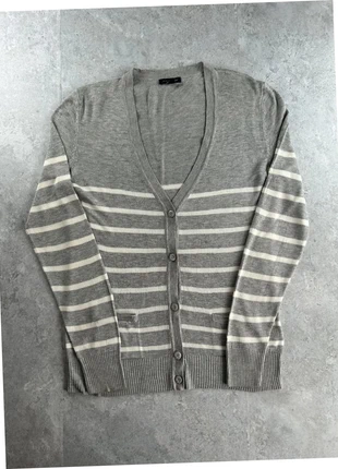 Gilet boutonné cardigan tommy hilfiger Femme | Gris & Blanc | Taille L, marke: Tommy Hilfiger, zustand: Sehr gut, größe: L / 40 / 12, 12,00 €, 13,30 € beinhaltet Vinted-Käuferschutz Pro