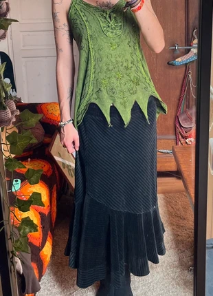 Jupe noir velours, brand: Vintage, condition: Very good, size: M / 38 / 10, €22.00, €23.80 includes Buyer Protection Pro