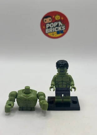 Figurine type LEGO – Hulk – Marvel – Avengers – Version classique, merk: Marvel, staat: Heel goed, maat: Prematuur, tot 44 cm, € 4,00, € 4,90 inclusief Kopersbescherming