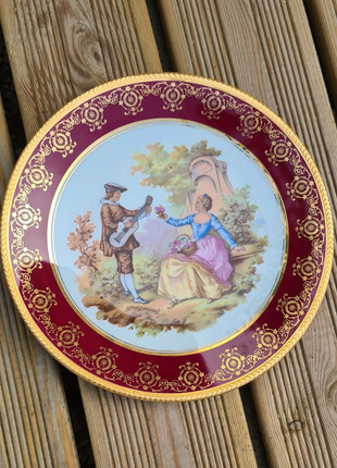 Assiette décorative Porcelaine de Limoges, marque: Limoges France, état: Très bon état, 10,00 €, 10,99 € Protection acheteurs incluse