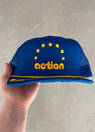 Vintage Action 80s Trucker Hat, merk: Vintage, staat: Heel goed, maat: Universele maat, € 12,95, € 14,30 inclusief Kopersbescherming Pro